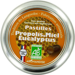 Aromandise Pastillas De Propóleo. Miel Y Eucalipto 36 Pastillas