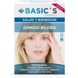 Basics Corpore Basic's Salud Y Bienestar Ginkgo Biloba 30 Caps