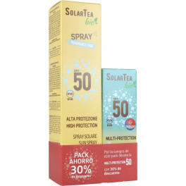 Bema Solartea Pack Ahorro Spray Solar Protección Spf50 + Crema Solar Multi-protección Spf50 100 Ml + 50 Ml