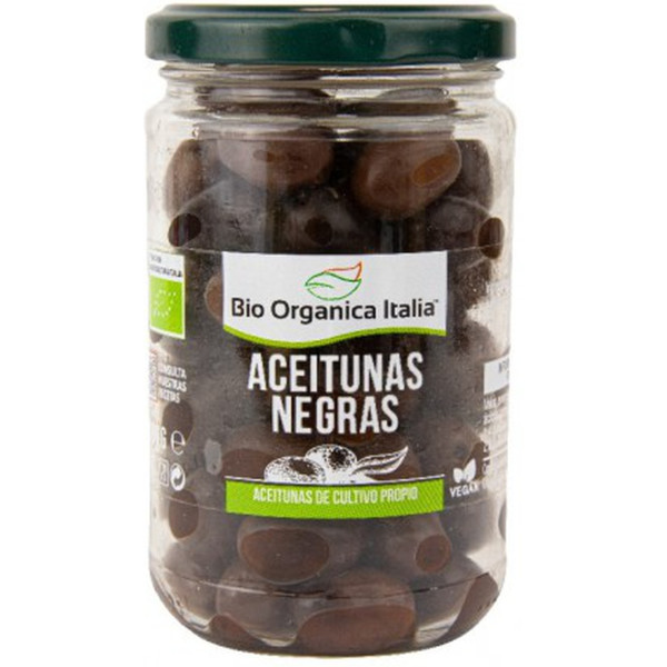 Bio Organica Italia Aceitunas Negras 180 G