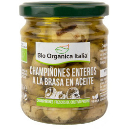 Bio Organica Italia Champiñones Enteros A La Brasa En Aceite 190 G