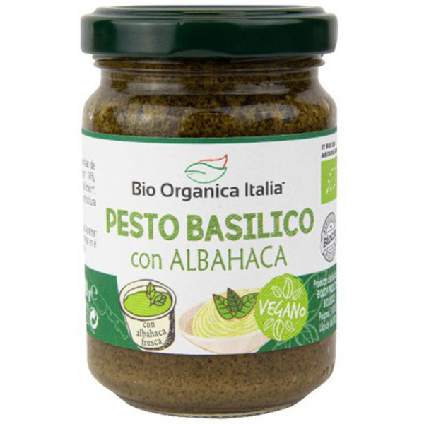 Bio Organica Italia Pesto Verde De Albahaca 140 G