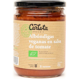 Carlota Organic Albóndigas Veganas En Salsa De Tomate 425 G