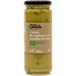 Carlota Organic Crema De Verduras Con Semillas De Lino 450 G