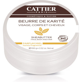 Cattier Manteca De Karité - Miel Bio 100 G De Crema