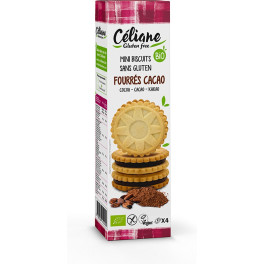 Celiane Gluten Free Mini Galletas Rellenas De Cacao 125 G (cacao)