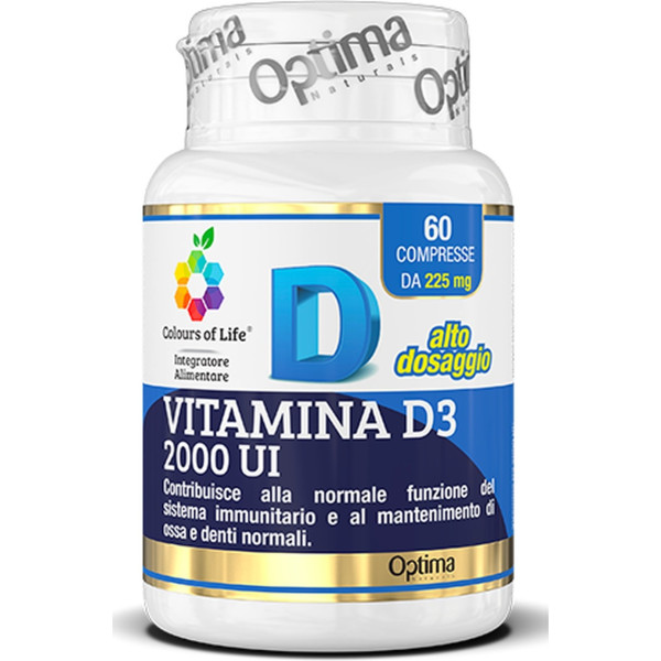 Colours Of Life Vitamina D3 2000 Ui 60 Comp De 225mg