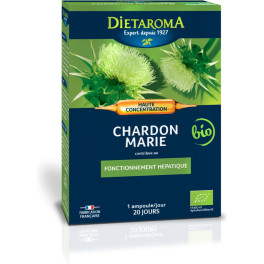 Dietaroma Cardo Mariano Bio Funcionamiento Hepático 20 Ampollas De 10ml