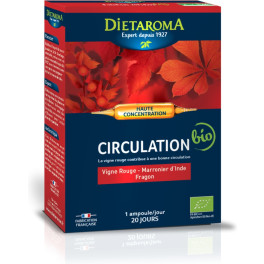 Dietaroma Función Circualtoria Con Vid Roja Y Castaño De Indias 20 Ampollas