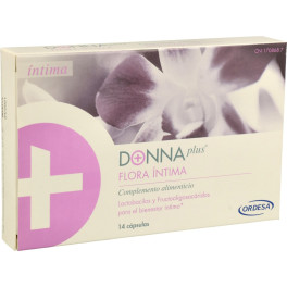 Donna Plus Flora íntima 14 Caps