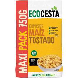 Ecocesta Maxi Pack Copos De Maiz Tostado Bio 750 G