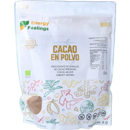 Energy Feelings Cacao Ecológico En Polvo 1 Kg