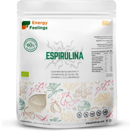Energy Feelings Espirulina En Polvo Eco 1 Kg De Polvo