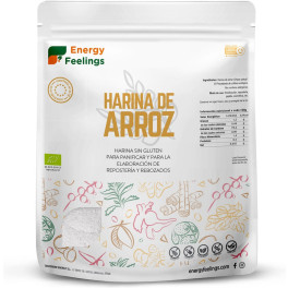 Energy Feelings Harina De Arroz Eco Xxl Pack 1 Kg De Polvo