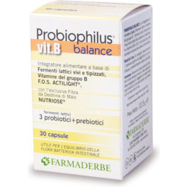 Farmaderbe Probiophilus Vitamina B 30 Caps