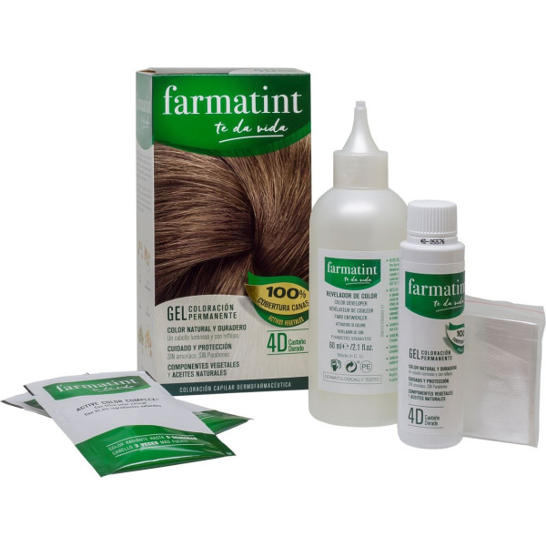 Farmatint Gel 4d Golden Chestnut 150 ml