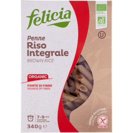 Felicia Bio Penne Rigate De Arroz Integral Bio 340 G