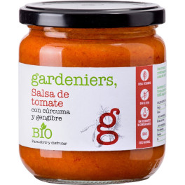 Gardeniers Salsa De Tomate Con Cúrcuma Y Jengibre 330 G De Crema