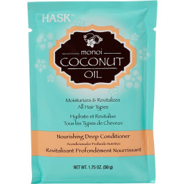 Hask Acondicionador Profundo Nutritivo De Aceite De Coco Monoi 50 G De Crema