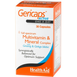 Health Aid Gericaps Active 30 Caps
