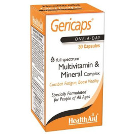 Health Aid Gericaps Multinutriente 30 Caps