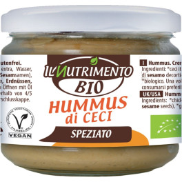 Il Nutrimento Hummus De Garbanzos Con Especias 180 G
