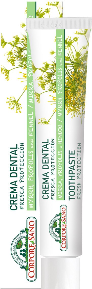 Corpore Sano Crema Dental Propolis Mirra E Hinojo 75 Ml Corpore Sano Crema Dental Propolis Mirra E Hinojo 75 Ml