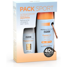 Isdin Pack Sport Fusion Gel + Fusion Water 2 Unidades