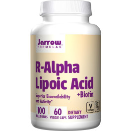 Jarrow Formulas ácido Alfa Lipoico + Biotina 60 Caps