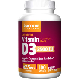 Jarrow Formulas Vitamina D3 2500 Iu 100 Perlas