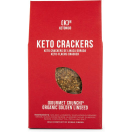 Ketonico Keto Crackers - Galletas Con Semillas De Lino 60 G
