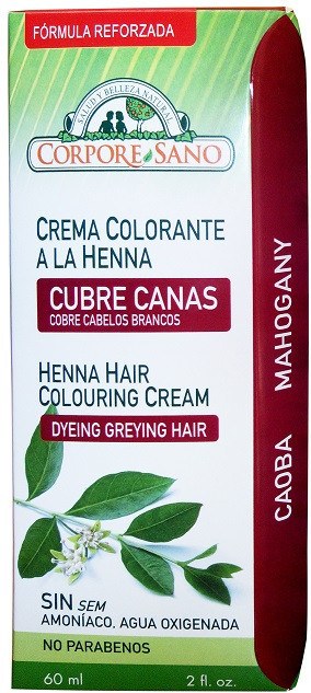 Corpore Sano Cr.colorante Henna Caoba 60ml Corpore Sano Cr.colorante Henna Caoba 60ml