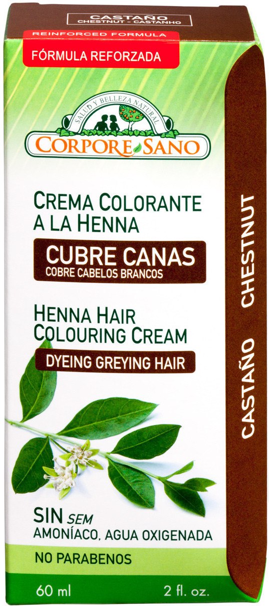 Corpore Sano Cr.colorante Henna Castaño 60ml Corpore Sano Cr.colorante Henna Castaño 60ml