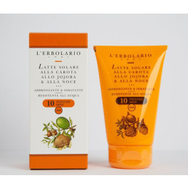 L'erbolario Carrot Body Milk Spf 10. Jojoba En Walnoot 125 Ml