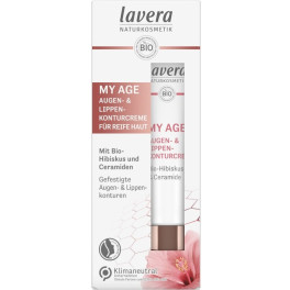 Lavera Oog- en lipcontourcrème My Age 15 ml crème