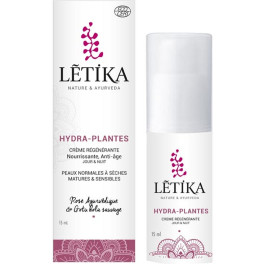 Letika Crema Facial Hydra Plants Anti Edad Bio 15 Ml De Crema
