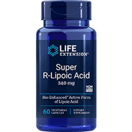 Life Extension ácido Súper R-lipoico 240 Mg 60 Caps Vegetales