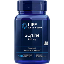 Life Extension L-lisina 620 Mg 100 Caps Vegetales