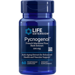 Life Extension Pycnogenol Extracto De Corteza De Pino 100mg 60 Caps Vegetales