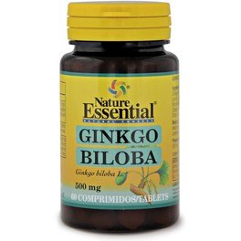 Nature Essential Ginkgo Biloba 500 Mg 60 Tabletas