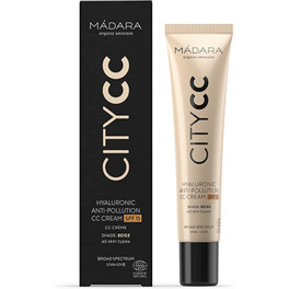 Madara Cc Cream Facial Spf 15 Tono Beige 40 Ml De Crema