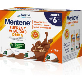 Meritene Drink Chocolate 6 Unidades De 125ml