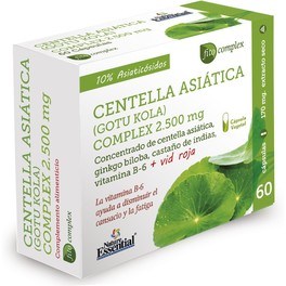 Nature Essential Centella Asiatica Complex 2500 Mg Ext Seco 60 Vcap