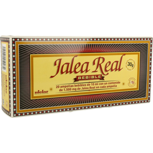 Mielar Jalea Real 1500 Mg 20 Ampollas