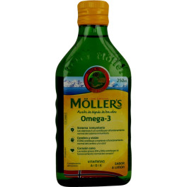 Mollers Aceite De Hígado De Bacalao 250 Ml (limón)