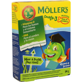 Mollers Möller's Gominolas Omega 3 45 Unidades