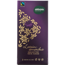 Naturata Chocolate Amargo Noble 100% Latinoamérica 80 G