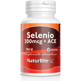 Naturbite Selenio 200mcg + Ace 60 Comp