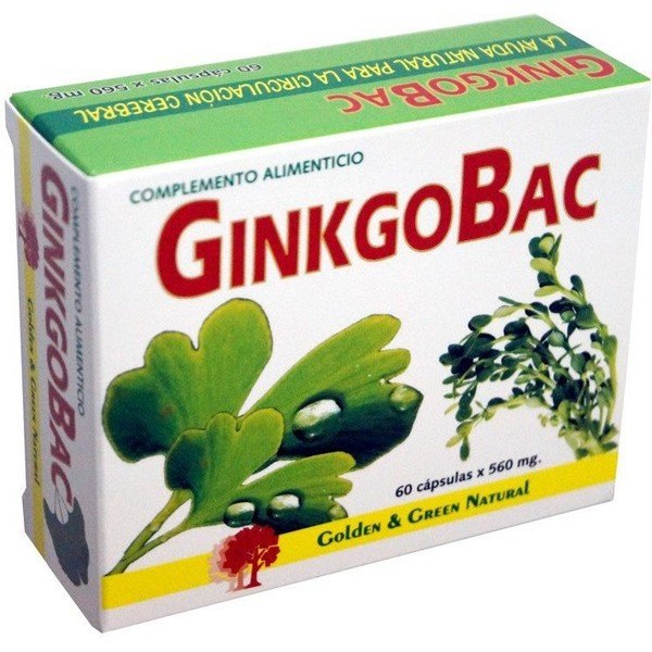 Golden & Green Natural Ginkgobac 60 Caps