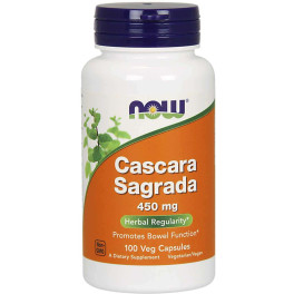 Now Cáscara Sagrada 100 Caps Vegetales